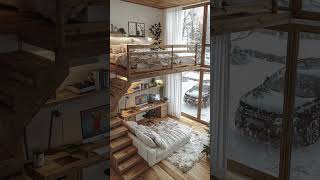 Cozy Winter Loft Tour 🌨️  A Warm Escape in the Snowquot naturelovers ytstudio [upl. by Amelita]