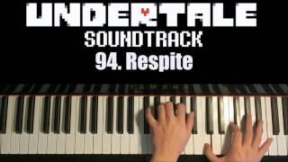 Undertale OST  94 Respite Piano Cover by Amosdoll [upl. by Boeke]