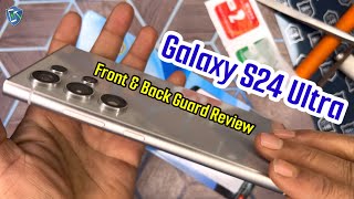 Samsung Galaxy S24 Ultra  Screen Protector Review [upl. by Nemraciram]