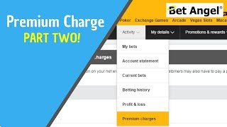 Betfair betting exchange  Betfair premium charge explained  Part two [upl. by Foulk]