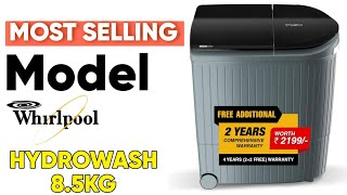 Whirlpool 30282 Whirlpool 85 Kg Washing Machine Demo  Whirlpool Semi Automatic Washing Machine [upl. by Riehl]