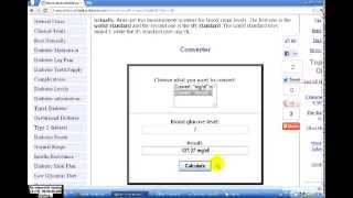 How to convert blood sugar levels units from mmoll to mgdl [upl. by Ainad44]