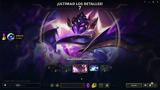 Gameplay del nuevo aspecto mítico Xerath Crystalis Indomitus  League of Legends  PBE  Español [upl. by Leamaj340]