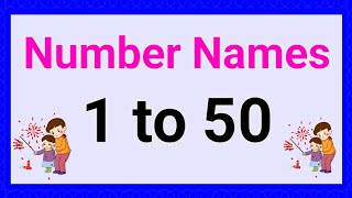 Number names  Number names 150  Number spelling  Learn Numbers  Numbers 1 to 50 [upl. by Mahmoud]