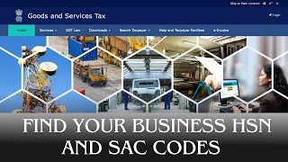 How to Find Your HSN and SAC Codes for GST Registration [upl. by Anilys546]