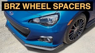 Benefit Of Wheel Spacers On A Subaru BRZ [upl. by Sitarski169]