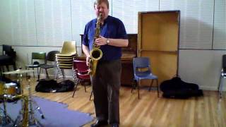 Joel Frahm playing P Mauriat tenor saxophone 66RULMOV [upl. by Norad]