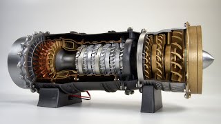 WS15 Turbofan Engine A Unique 120 Scale Build  Stirlingkit [upl. by Vastha]