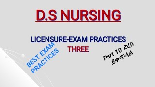 LICENSUREEXAM PRACTICES THREE DSNursing exam coc midwiferynursing nursing onlineclasses [upl. by Fawnia]