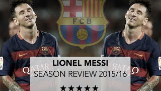 Lionel Messi  Season review 201516  Magic Skills amp Dribbling King HD [upl. by Aical]