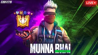 Grandmaster Live Rank Push Free Fire Telugu  Munna Bhai is Live  Telugu Gaming Live MBG [upl. by Ketchum286]