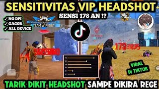 100  AIM CHEATER ☠️ TANPA DPI😈 SENSITIVITAS FF AUTO HEADSHOT😱2024 ALL DEVICE📲 FREE FIRE INDONESIA [upl. by Emera774]