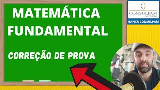 MATEMÁTICA FUNDAMENTAL  CORREÇÃO DE PROVA [upl. by Schacker589]