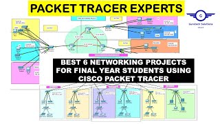 BEST 6 FINAL YEAR Networking Projects for ITComputer Science Students Using Cisco Packet Tracer [upl. by Sirap]