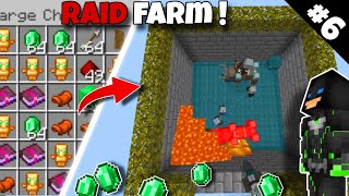 I Built A Ultimate RAID FARM In MINECRAFT Series 🔥 Minecraft PE Survival Series  Ep 6 [upl. by Nilcaj]