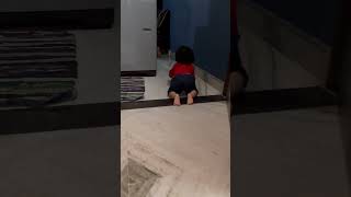 Baby crawling 💞❤️ babylovesong babiescute cute lricslove videos baby plyrics cutekids [upl. by Nert]