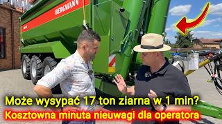 Przeładowuje 35 ton w mniej niż 25 minuty 👉 największa przyczepa przeładowacza Bergmann GTW 430 [upl. by Ainesell]