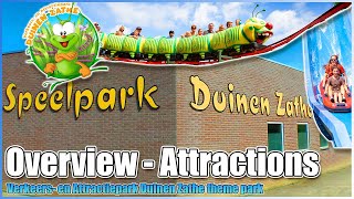 😀Overview of Theme Park🎡Duinen Zathe Appelscha🎢Speelpark Pretpark Verkeers en Attractiepark [upl. by Lapointe]