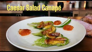 Caesar Salad Canapes The Perfect Party Appetizer [upl. by Nebur]