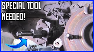 How to Retract a Rear Brake Piston in Caliper  Both Types Covered [upl. by Tobin]