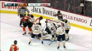 Sabres  Flyers Highlights 102715 [upl. by Inman]