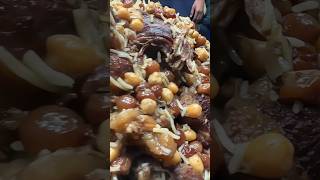 Chana mewa deegi beef pulao food peshawripulao beefpulao foodp [upl. by Onilatac]