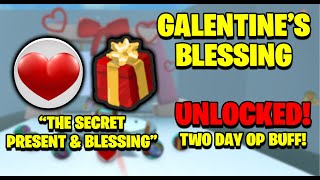 How to Unlock GALENTINES BLESSING Secret Present amp Op Buff  Bee Swarm Simulator [upl. by Leksehc673]