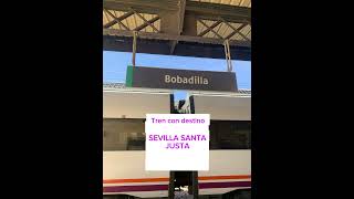 Megafonía Media distancia Renfe Bobadilla Estación [upl. by Novaelc]