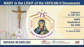 DAY 5 ENGLISH OUR LADY OF PERPETUAL SUCCOUR NOVENA 2023 [upl. by Conway]