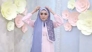 Shawl Tutorial Chest Covered  Malaysia Hijab Tutorial  Galeri Ariani [upl. by Rich]