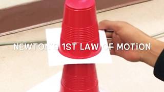 Newton’s first law of Motion Experiment [upl. by Leakcim516]