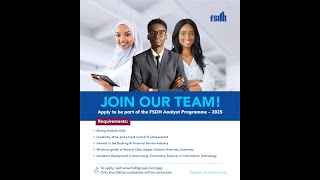 Apply for FSDH Merchant Bank Graduate Analyst Programme [upl. by Eneryt]