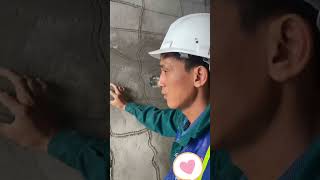 Bật mí lí do tạo nhám mặt tường khi tô congtrinh xaydung gachblock construction ddg [upl. by Mat318]