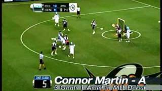 Connor Martin scores a hat trick in his MLL Debut [upl. by Solram17]