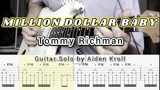 MILLION DOLLAR BABY  Tommy Richman Aiden Kroll cover Guitar TABS [upl. by Berfield446]