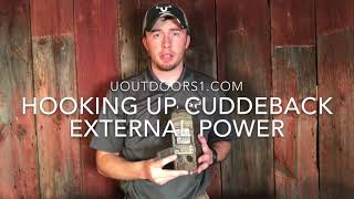 How to hookup Cuddeback external power [upl. by Kirtley]