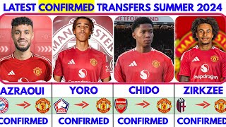 🚨LATEST CONFIRMED TRANSFER NEWS SUMMER 2024 MAN UNITED 🔥 MAZRAOUI CHUDO ZIRKZEE YORO HERE WE GO😱 [upl. by Rehpitsirhc]