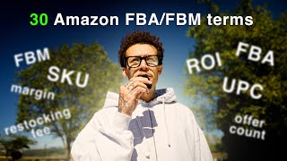 THE ONLY VIDEO YOU WILL EVER NEED ON AMAZON FBAFBM TERMS [upl. by Retluoc]