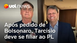 Bolsonaro entra em campo e Tarcísio deve trocar Republicanos pelo PL [upl. by Ethelda]