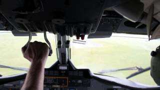 Landing to Benbecula with Twin Otter Scotland Loganair [upl. by Guntar]