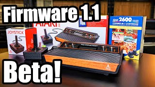 Now YOU Can Beta Test The New Atari 2600 11 Firmware [upl. by Nonnairb]