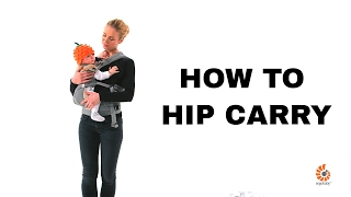 How Do I Hip Carry  360 Baby Carrier  Ergobaby [upl. by Schlicher41]