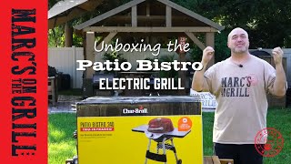 Unboxing Patio Bistro Electric Grill from CharBroil [upl. by Merta]