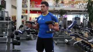 Curl de Biceps Martillo con mancuernas Rutinas041800 [upl. by Serra]