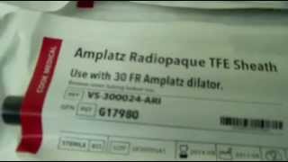 Cook Amplatz Radiopaque TFE Sheath [upl. by Pournaras350]