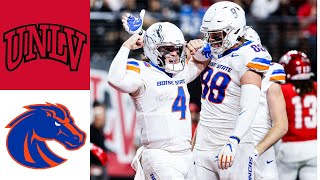 17 Boise State vs UNLV 2024 Highlights [upl. by Nedah229]