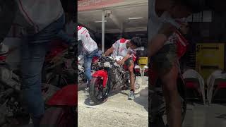 HONDA RACING INDIA 🇮🇳 NSF250R hondaracingindia racing honda inmrc2024 automobileviralvideo [upl. by Amuh]