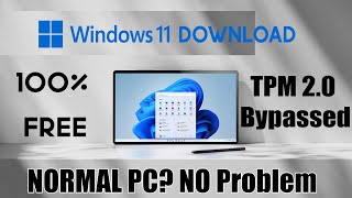 Download Windows 11 TPM 20 Bypass install Guide  NO DATA LOSS [upl. by Denbrook]