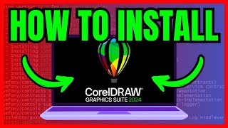 How To INSTALL Coreldraw On PC 2024 [upl. by Llemmart]