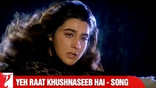 Yeh Raat Khushnaseeb Hai Song  Aaina  Jackie Shroff  Amrita Singh  Lata Mangeshkar [upl. by Ramas]